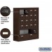 Salsbury Cell Phone Storage Locker - 6 Door High Unit (8 Inch Deep Compartments) - 16 A Doors and 4 B Doors - Bronze - Surface Mounted - Resettable Combination Locks